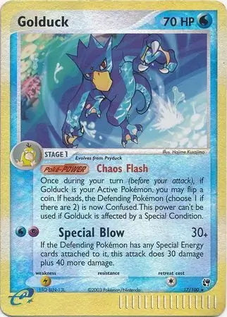 EX Sandstorm Golduck #17/100 reverse holo
